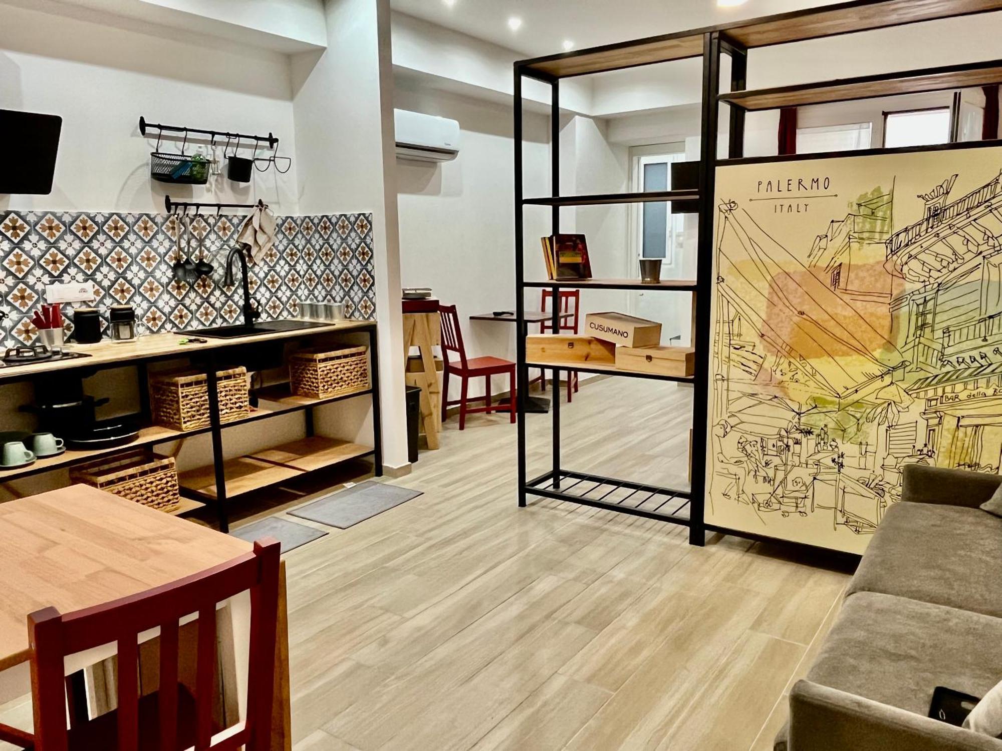 Porta D Ossuna Comfort Apartments パレルモ エクステリア 写真